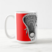 Lacrosse Novelty-Geschenk Kaffee-Tasse Kaffeetasse (Links)
