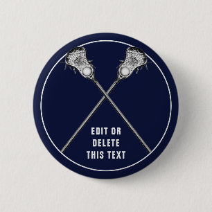 Lacrosse Novelty Geschenke Button