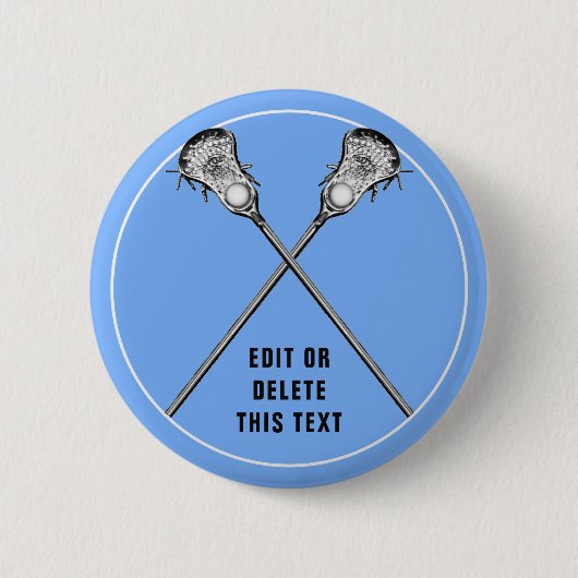Lacrosse Novelty Geschenke Button (Vorderseite)