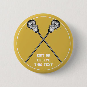 Lacrosse Novelty Geschenke Button