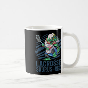 Lacrosse-o-saurus T Rex Dinosaurier mit Lacrosse-S Kaffeetasse
