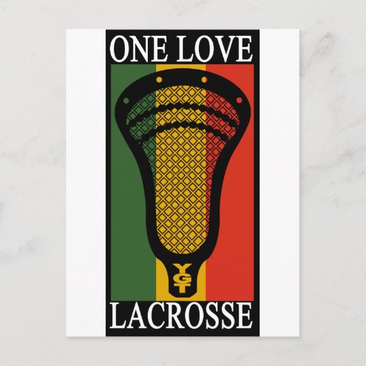 Lacrosse OneLove Postkarte (Vorderseite)