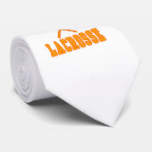 Lacrosse-Orange Krawatte (Gerollt)
