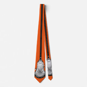 Lacrosse Orange Neck Tie Krawatte
