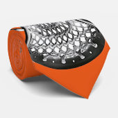 Lacrosse Orange Neck Tie Krawatte (Gerollt)