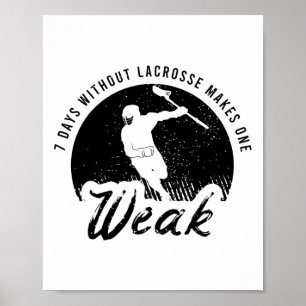 Lacrosse Outfit für den Sport Lacrosse Club Poster