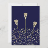 Lacrosse-Party Einladungen (Rückseite)