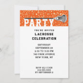 Lacrosse-Party Einladungen (Vorderseite)