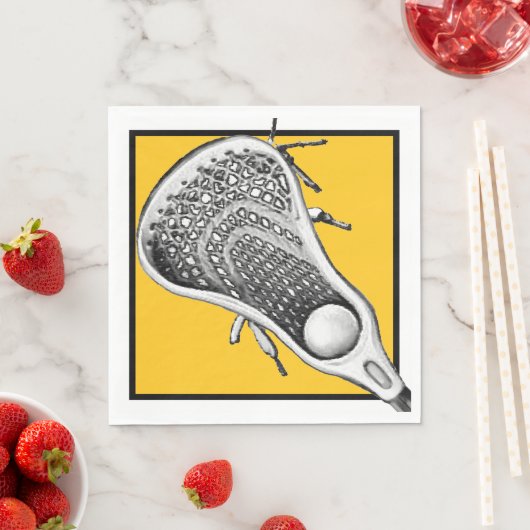 Lacrosse-Party-Ereignis Serviette (Beispiel)