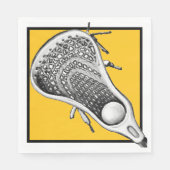 Lacrosse-Party-Ereignis Serviette (Vorderseite)