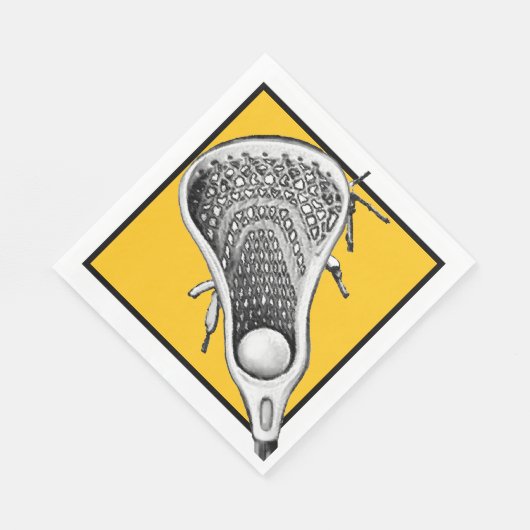 Lacrosse-Party-Ereignis Serviette (Ecke)