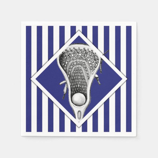 Lacrosse Party Napkins Serviette (Vorderseite)