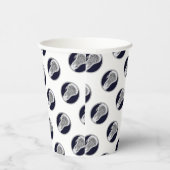 Lacrosse Party Navy Blue Pappbecher (Rechts)