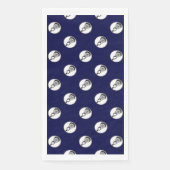 Lacrosse Party Navy Blue Serviette (Vorderseite)