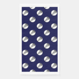Lacrosse Party Navy Blue Serviette
