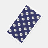 Lacrosse Party Navy Blue Serviette (Ecke)