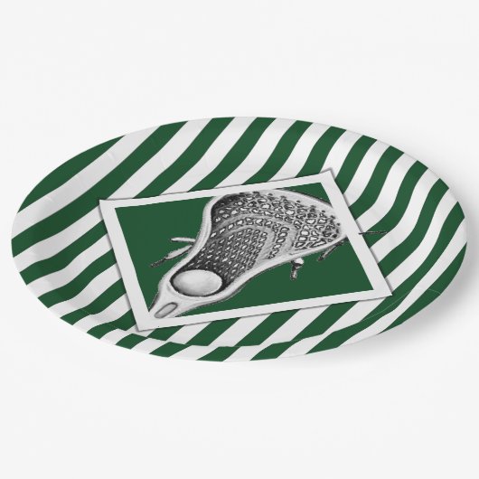 Lacrosse Party Paper Teller (Schrägansicht)