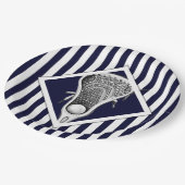 Lacrosse Party Paper Teller (Schrägansicht)