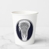 Lacrosse Party Pappbecher (Rückseite)