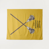 Lacrosse Party Senior Night Wandteppich (Vorderseite (Horizontal))