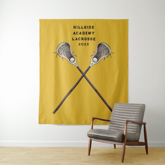 Lacrosse Party Senior Night Wandteppich (Beispiel)