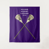Lacrosse Party Senior Night Wandteppich (Vorderseite)