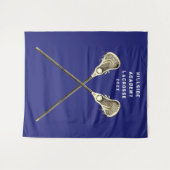 Lacrosse Party Senior Night Wandteppich (Vorderseite (Horizontal))