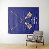 Lacrosse Party Senior Night Wandteppich (Beispiel (Horizontal))