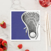 Lacrosse Party Serviette (Beispiel)