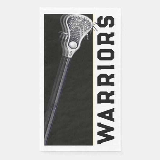 Lacrosse-Party Serviette (Vorderseite)