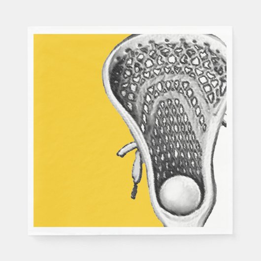 Lacrosse Party Serviette (Vorderseite)