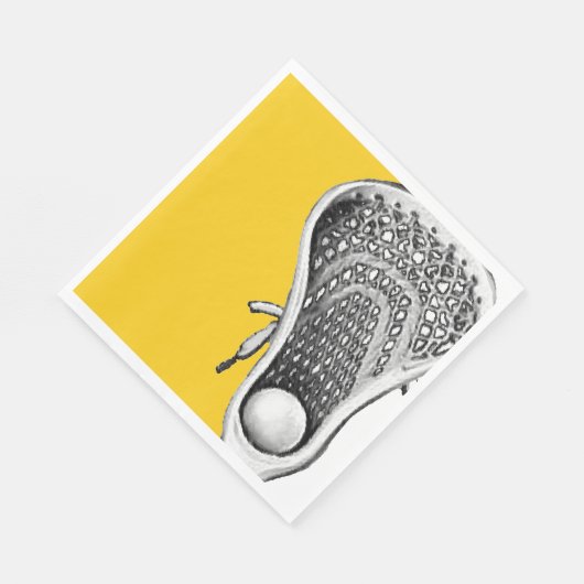 Lacrosse Party Serviette (Ecke)