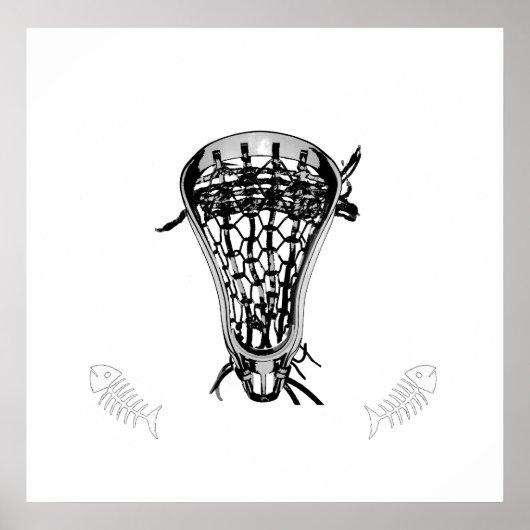 Lacrosse Pass Fisch Poster (Vorne)