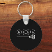 Lacrosse Periodic Table of Elements Chemistry Gift Schlüsselanhänger (Vorderseite)