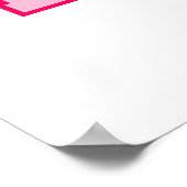 Lacrosse Pink Poster (Ecke)