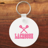 Lacrosse Pink Schlüsselanhänger (Vorderseite)