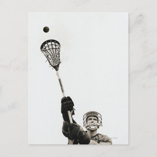 Lacrosse Player 3 Postkarte (Vorderseite)