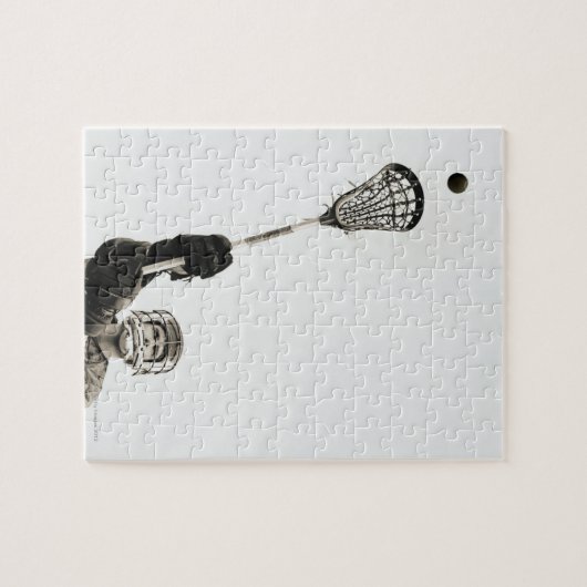 Lacrosse Player 3 Puzzle (Horizontal)