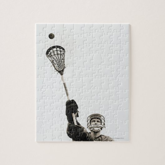 Lacrosse Player 3 Puzzle (Vertikal)