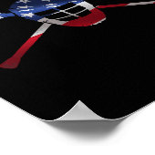 Lacrosse Player and Coach Relax Bro Lax Lover Poster (Ecke)
