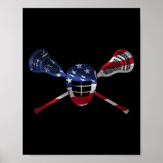 Lacrosse Player and Coach Relax Bro Lax Lover Poster (Vorne)