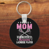 Lacrosse Player Coach Mama Mutter Schlüsselanhänger (Vorderseite)