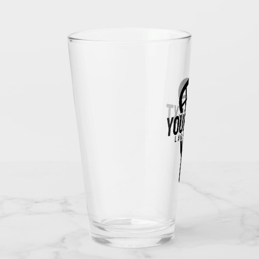 Lacrosse Player CUSTOM TEXT Team Mesh Sport Stick  Glas (Rechts)