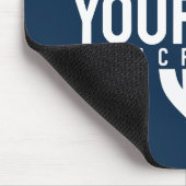 Lacrosse Player CUSTOM TEXT Team Mesh Sport Stick Mousepad (Ecke)