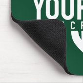 Lacrosse Player CUSTOM TEXT Team Mesh Sport Stick Mousepad (Ecke)