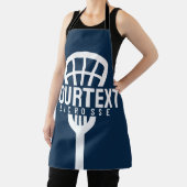 Lacrosse Player CUSTOM TEXT Team Mesh Sport Stick Schürze (InSitu)