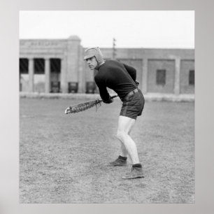 Lacrosse Player der 20er Jahre Poster