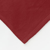 Lacrosse Player Fleece Blanket (Ecke)