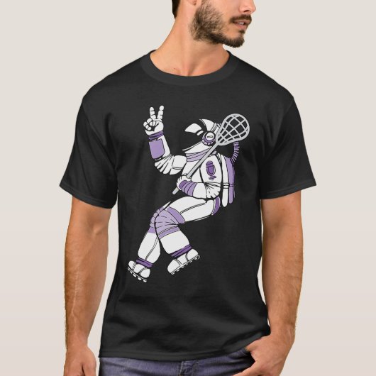 Lacrosse Player For Team College Lacrosse 1 T-Shirt (Vorderseite)
