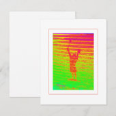 Lacrosse Player Foto Kunst - Sport Spaß (Vorne/Hinten)